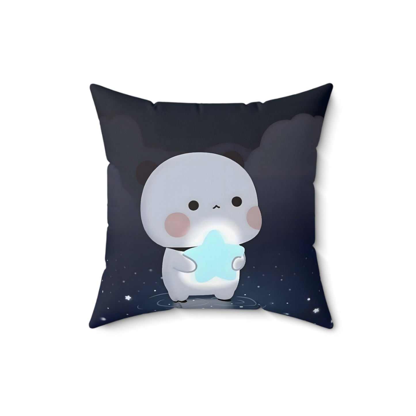 Bubu Dudu holding star pillow