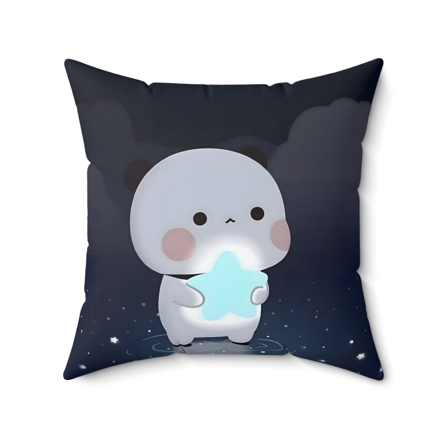 Bubu Dudu holding star pillow