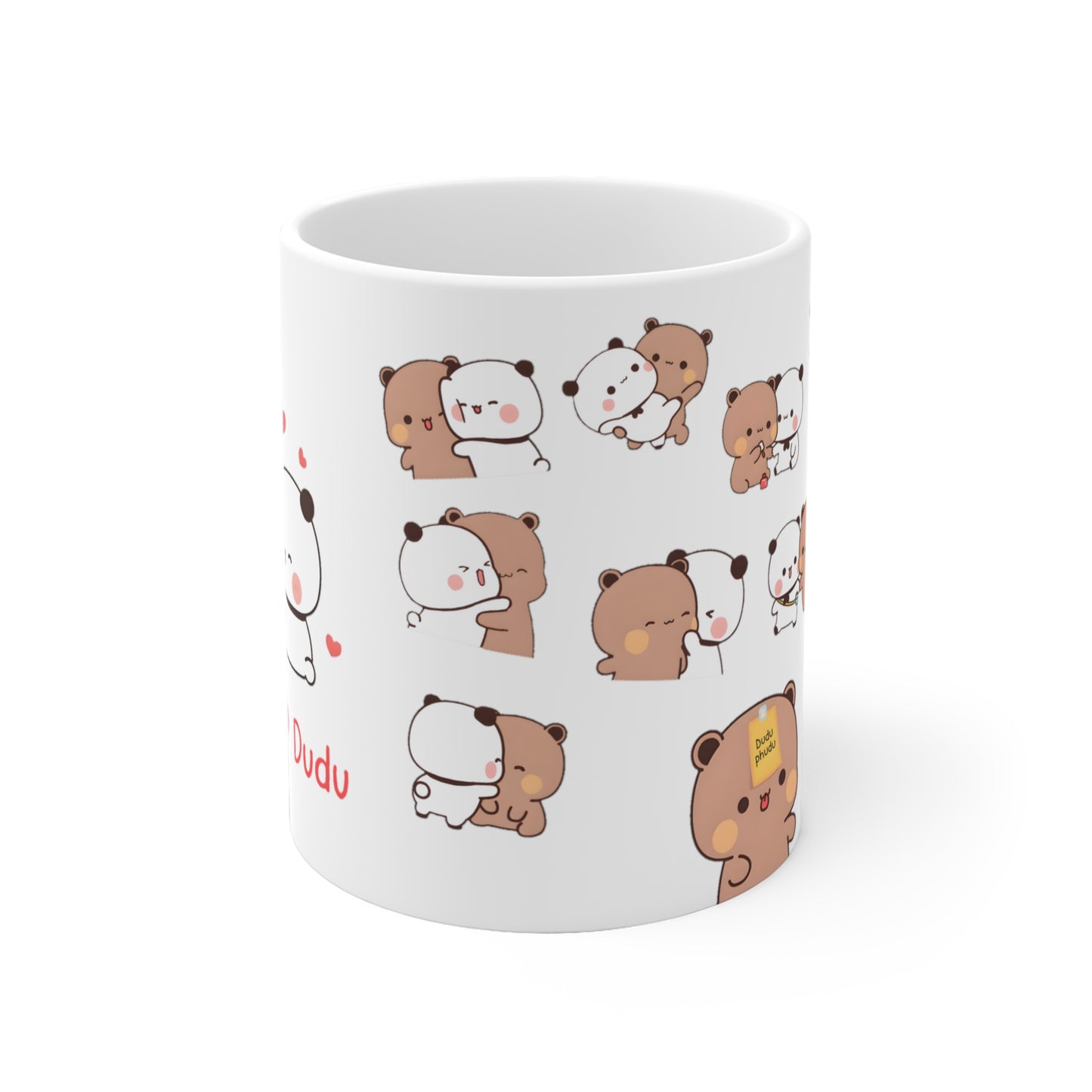 Bubu love dudu multiple sticker mug