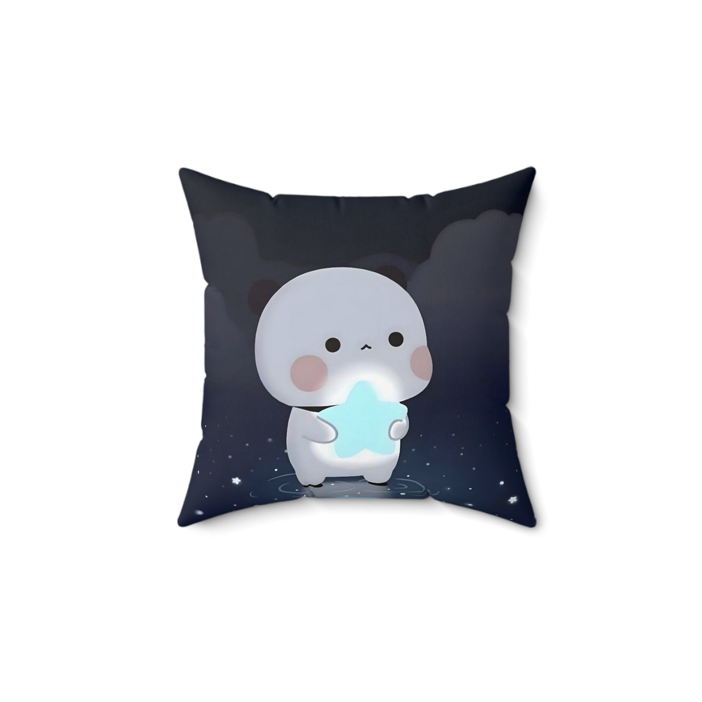 Bubu Dudu holding star pillow