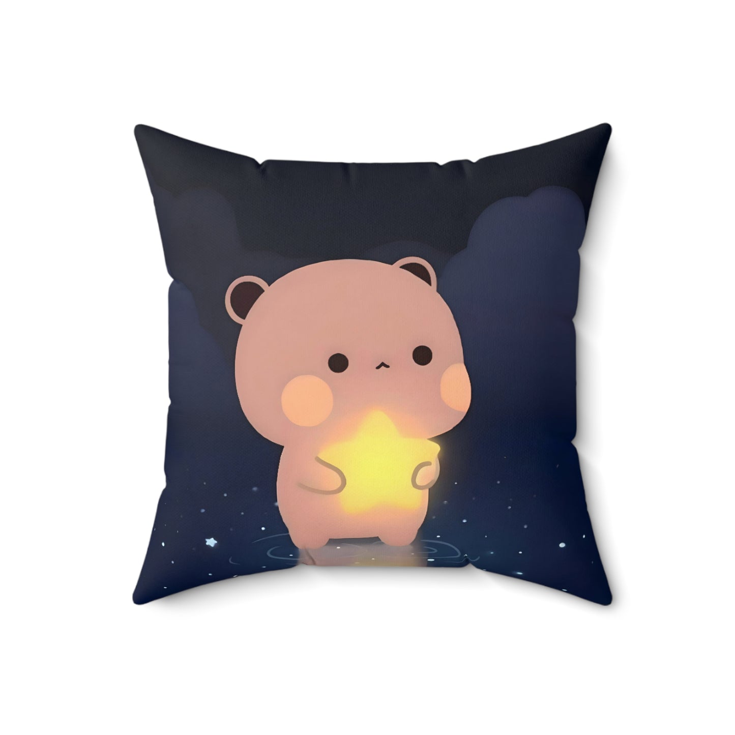 Bubu Dudu holding star pillow