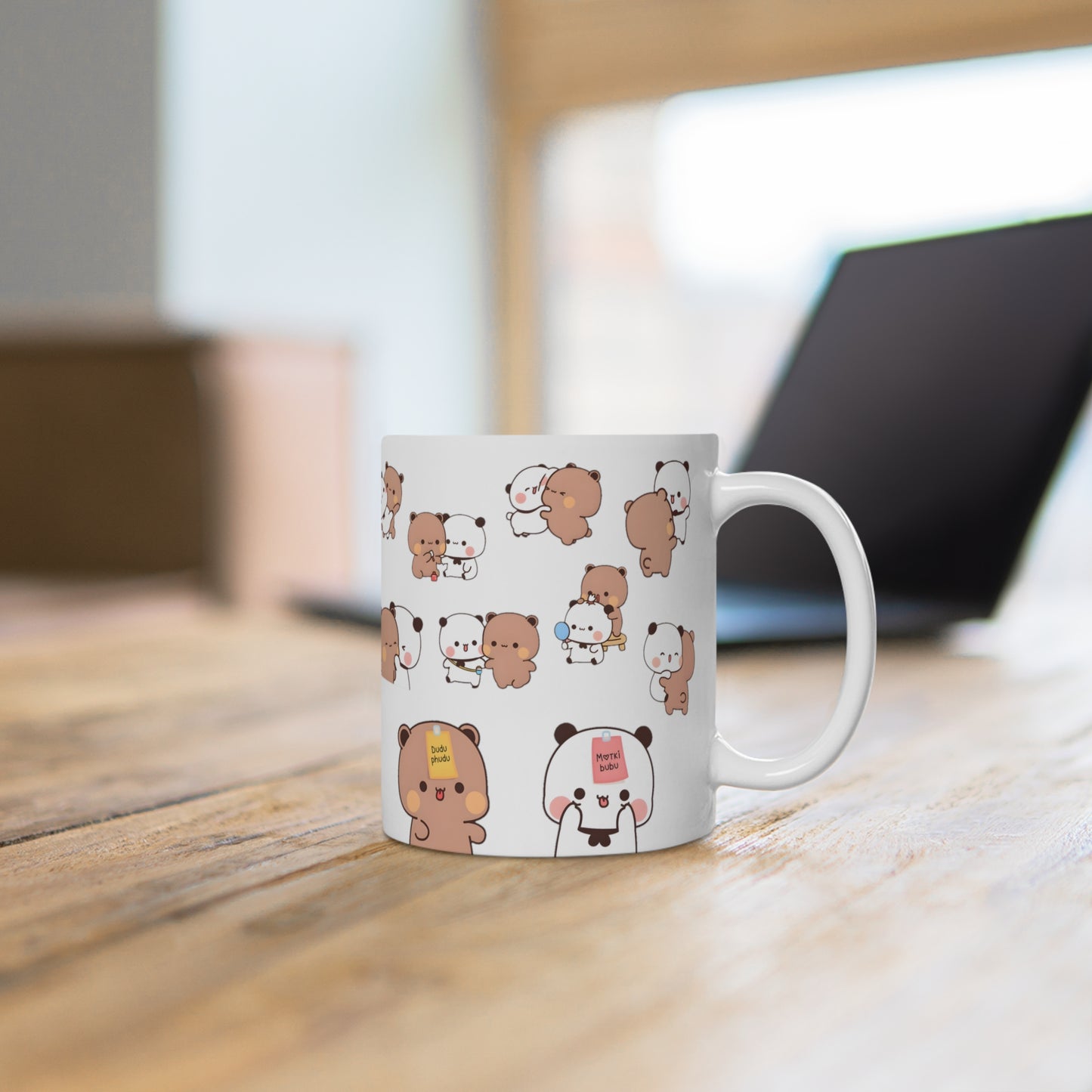 Bubu love dudu multiple sticker mug