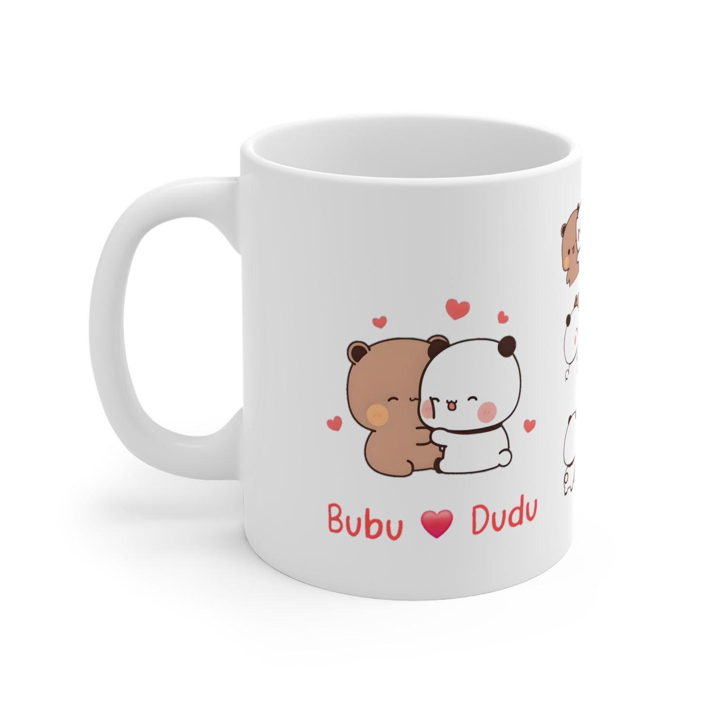 Bubu love dudu multiple sticker mug