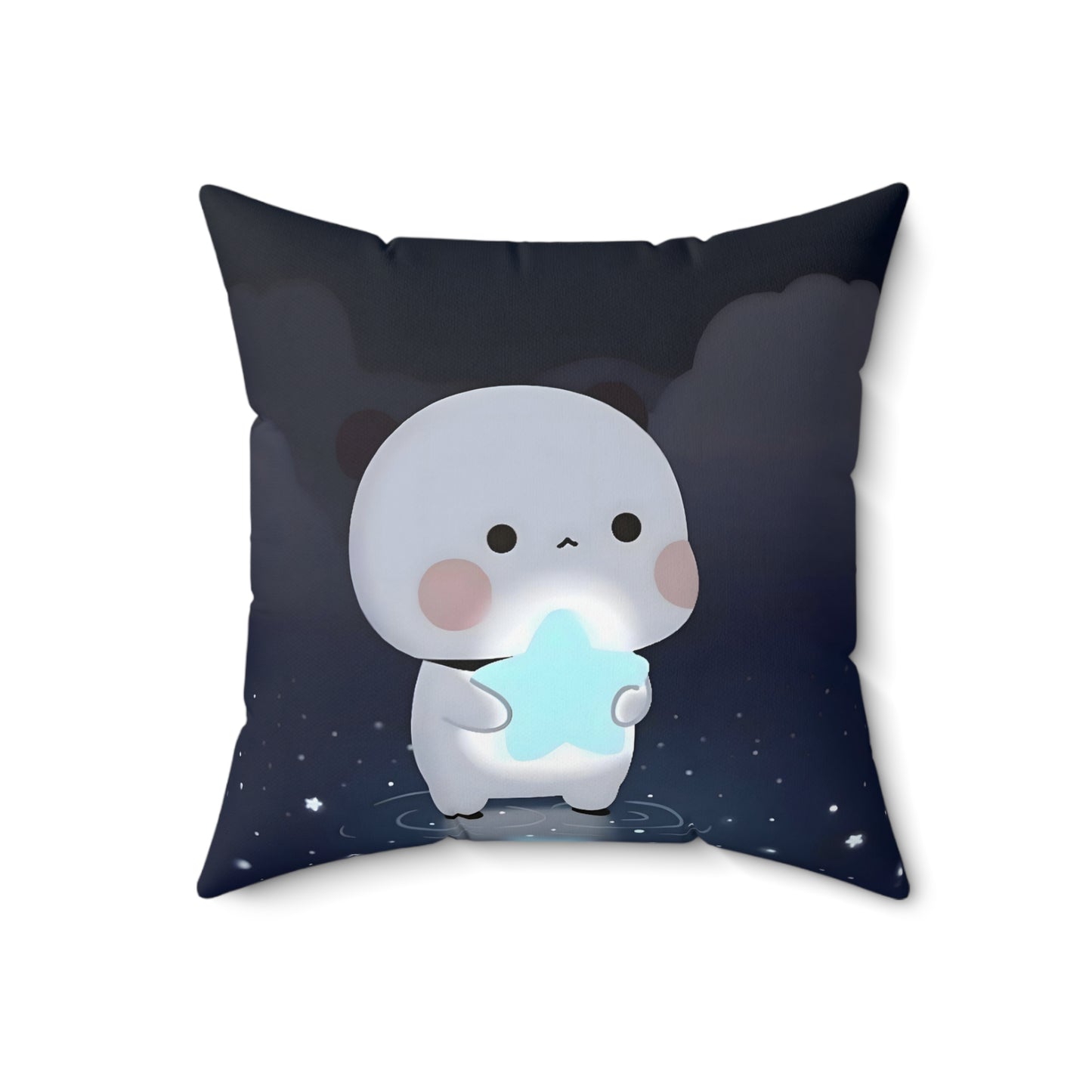 Bubu Dudu holding star pillow